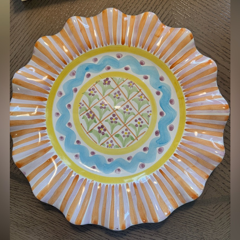 Mackenzie Childs Summer Frock Plate